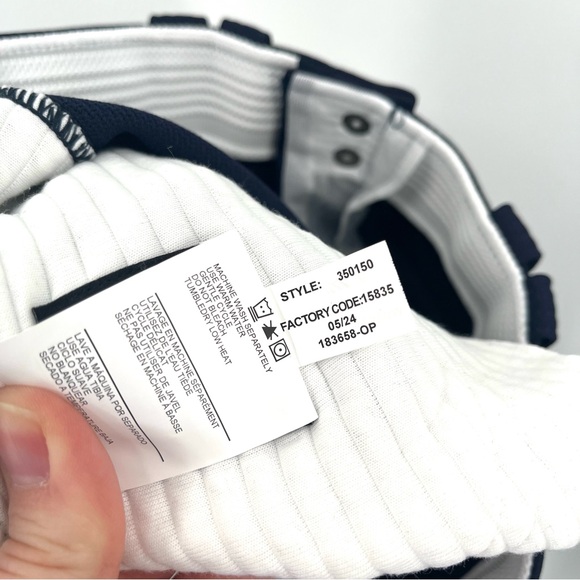 MIZUNO Belted Softball Pants Navy Blue 350150 Women's Lg Stretch Elastic Bottom - Picture 11 of 11